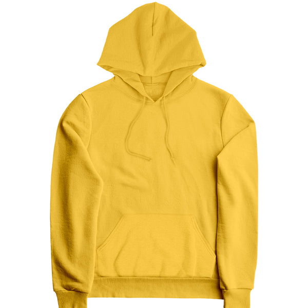 Blusa De Moletom Canguru Amarelo