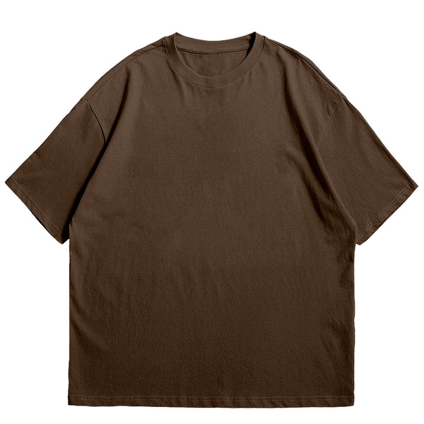 Camiseta Oversized Marrom 100% algodão