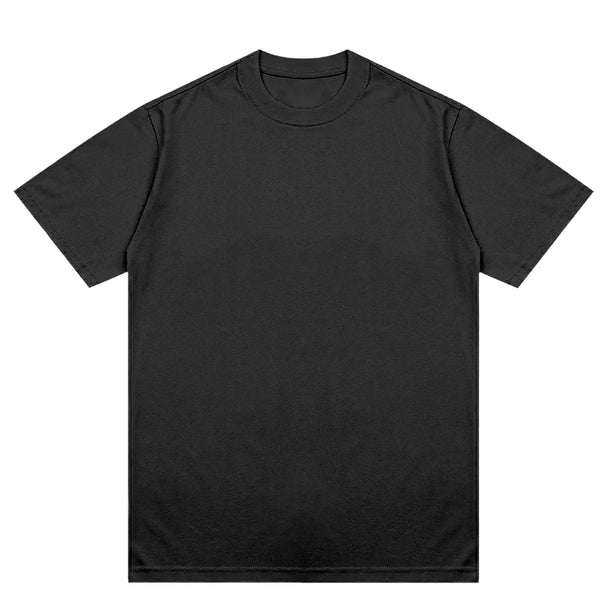 Camiseta Preta 100% algodão T-Shirt 30.1 Penteado