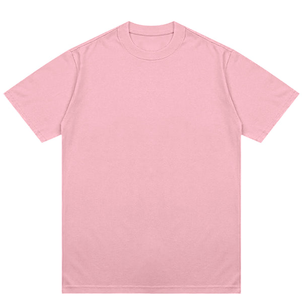Camiseta Rosa Bebê 100% algodão T-Shirt 30.1 Penteado